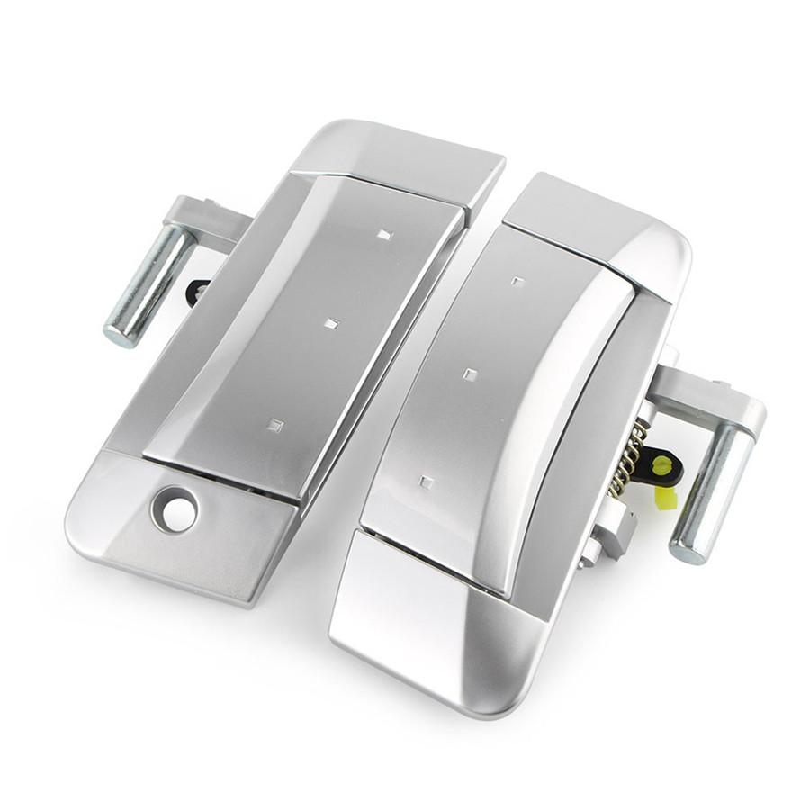 1 pár Pro Nissan 350Z 2003-2009 Levý Pravý Vnější Vnější Klika Přední Řidič Spolujezdec Vnější Kliky Pouze Levostranné Řízení Stříbrná