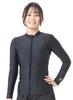 Keratta School Swimsuit for Boys and Girls (Rash Guard, Size M, Black)
