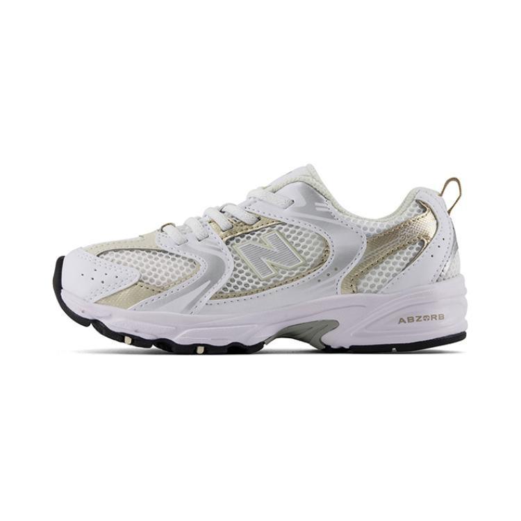 (PS) New Balance 530 Bungee Sneakers  White Gold  Kids  PZ530RD EU 31