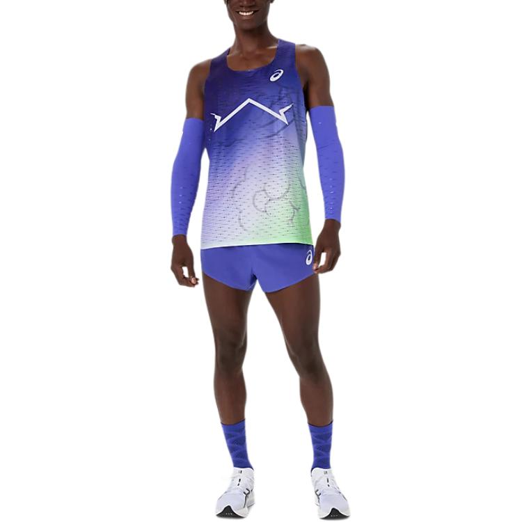 Asics Elastischer Bund Logo Freizeitshorts Unisex Shorts 2091A854-415
