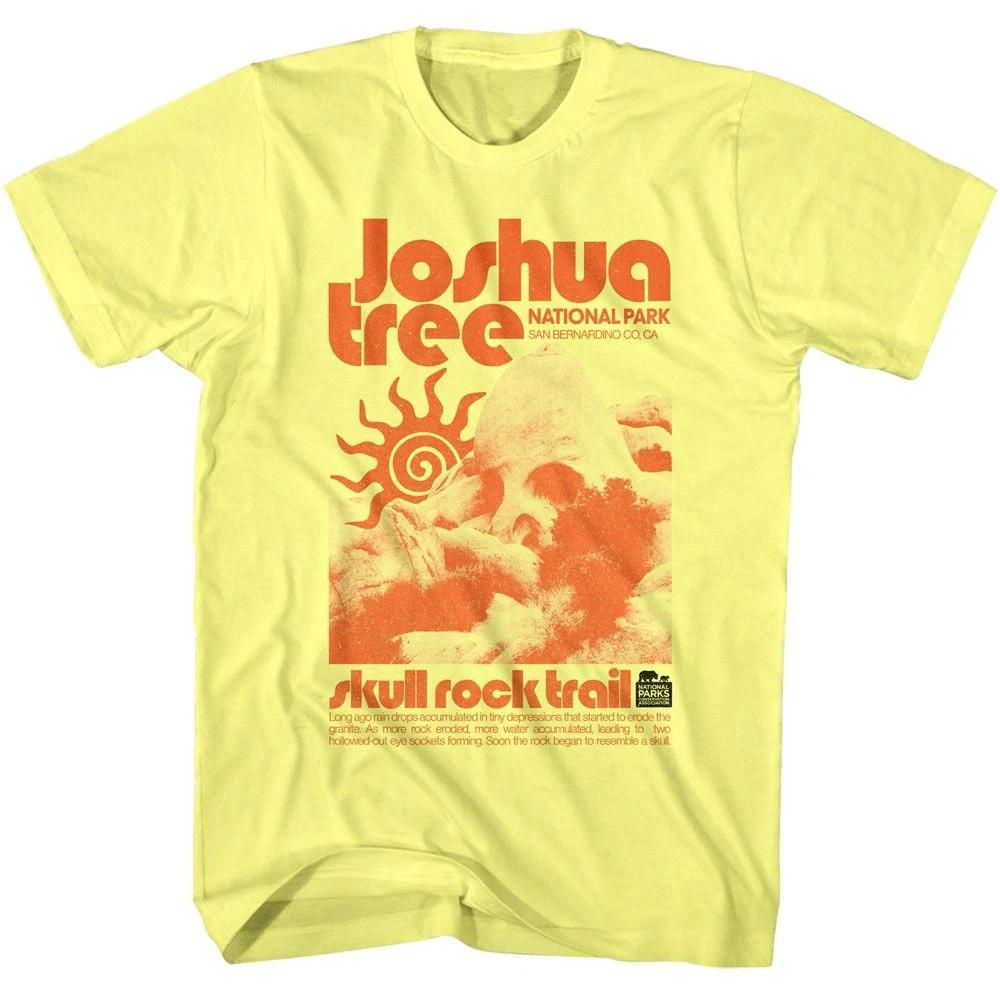 Joshua Tree Skull Rock Yellow Heather National Parks Brands Shirt 140