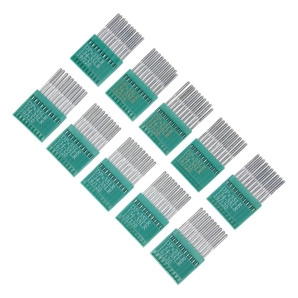 100 Unidades Agulhas para Máquina de Costura 12019 Evitam Pontos Falhados Aço Agulhas de Bordado DIY para
