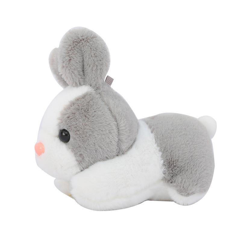 Colorful Bunny Plush Keychain Adorable Stuffed Animal Rabbit Doll For Fashion Bags Accessories And