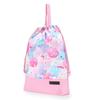 COLORFUL CANDY STYLE Gusseted Bag and Drawstring and Perfect for preschool and Cute and fluffy candy pop NS780600 3-Piece Set (with Reflector) Pouch.