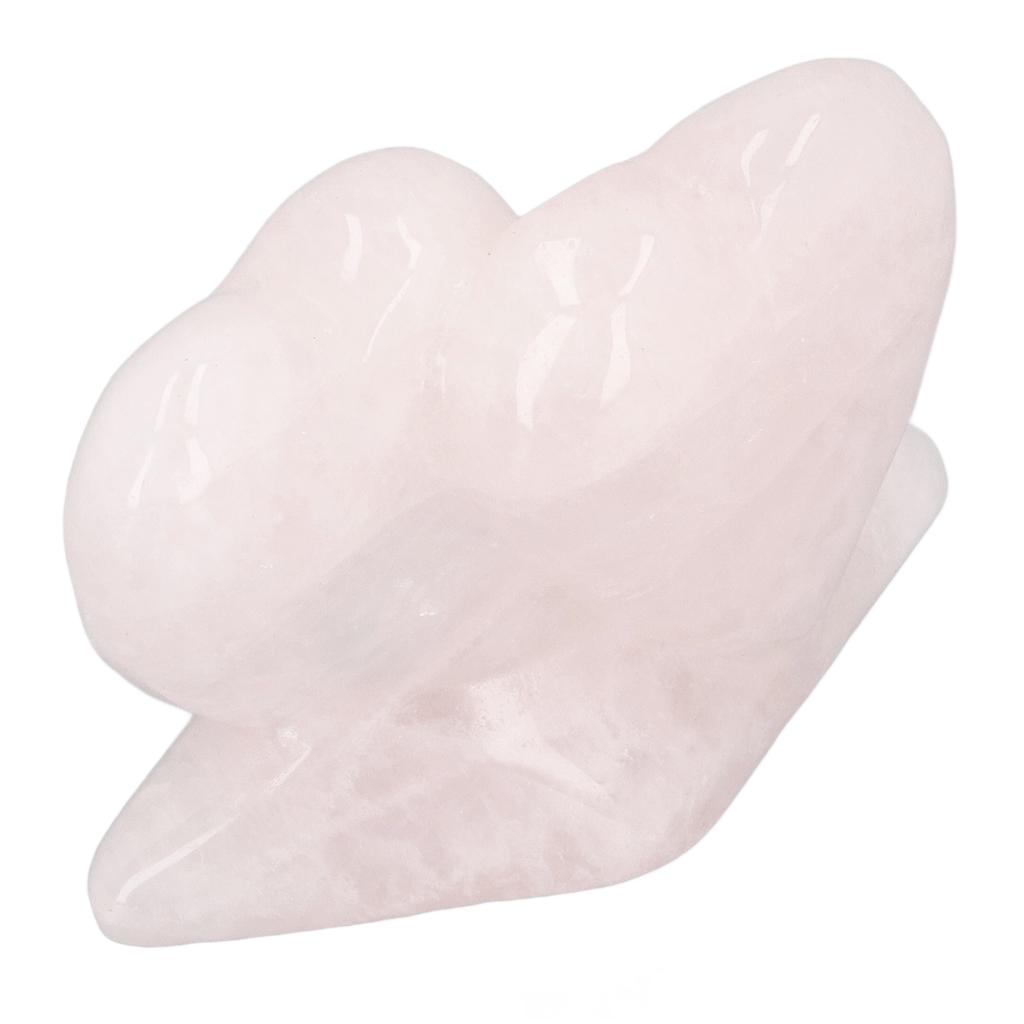 Pink Quartz Stone Crystal Energy Stone Handicraft Ornament for Desk Decoration Meditation Spiritual