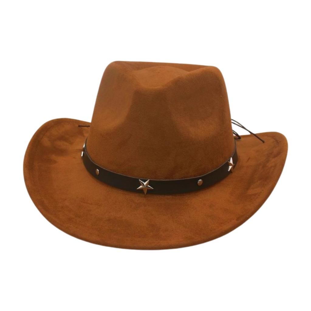 French Premium Top Hat Suede Four Seasons Sunscreen Sun Hat Western Cowboy Hat