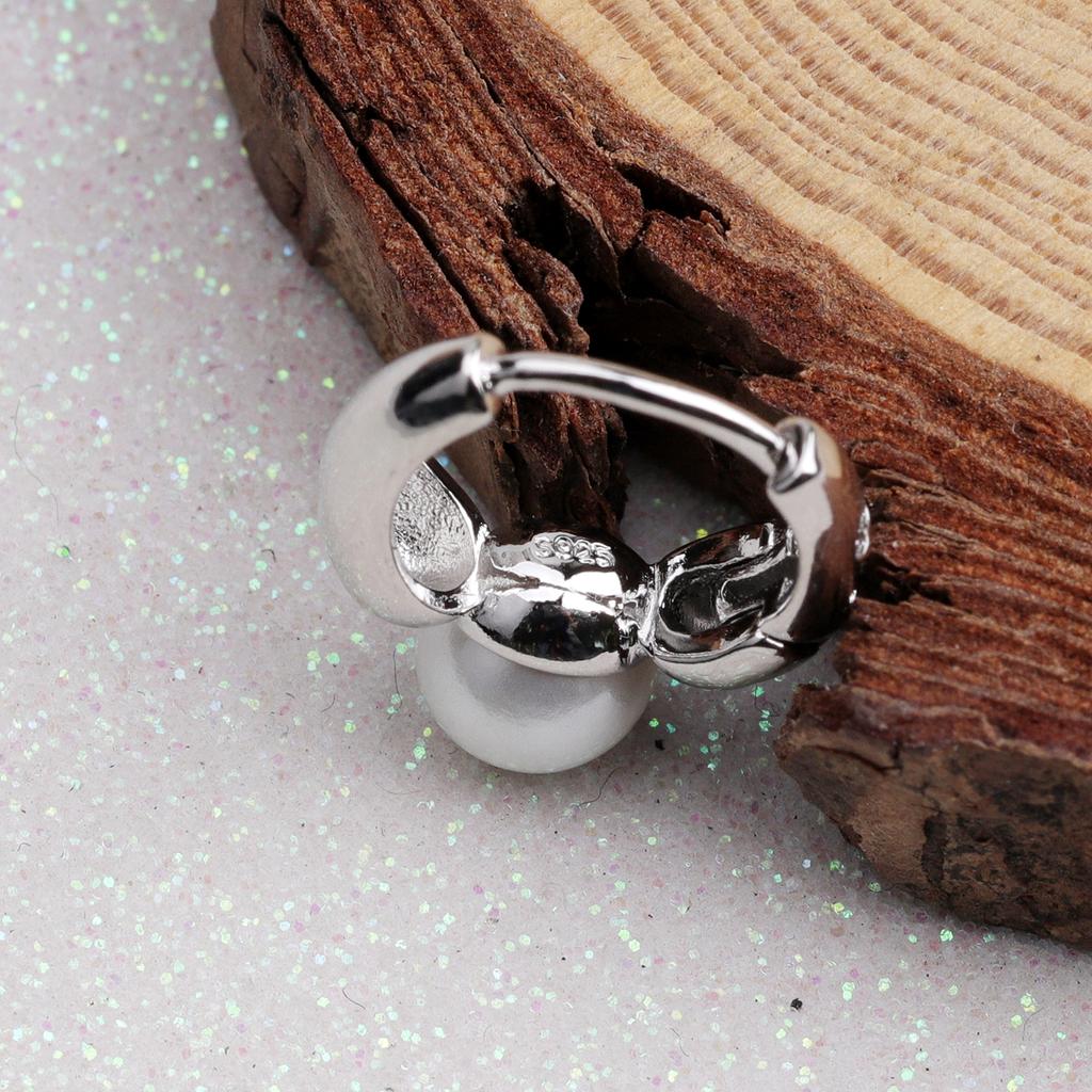 VENTFILLE Stříbrná zlatá barva Perlové náušnice pro ženy Dívka Dárek Svatební Párty Spona Šperky Dropshipping Velkoobchod