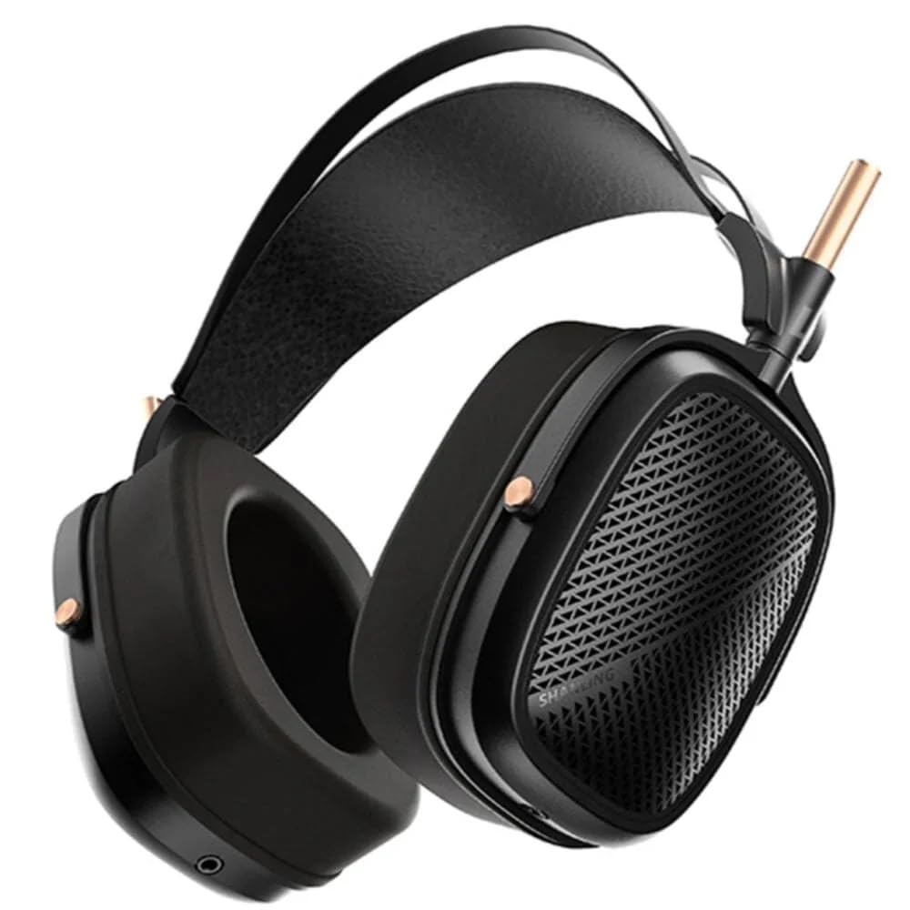 

SHANLING HW600 Shanling Planar Magnetic Headphones Wired Headphones Grade Cable Interchangeable Cable Open Type Open Air Aluminum Construction чорний