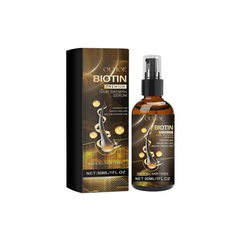 Ouhoe Biotin Hair Essence Fluffy Hair Care Enhance Hair Texture Nourishing Essence