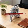 Portalápices Ninja Decoración de Escritorio Portalápices Ninja Arrodillado Soporte para Bolígrafos Impreso en 3D Genial Regalo para Adolescentes Niños Adultos Accesorio de Escritorio de Oficina