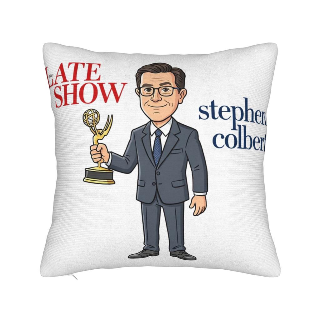 Federe Cuscino Decorative Stephen Colbert The Late Show Accessori Cuscino da Arredo per la Casa Copricuscino con Zip Varie Misure