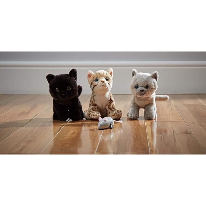 Living Nature Peluche - Chaton Gris À Poil Court En Peluche (16 Cm) - AN447