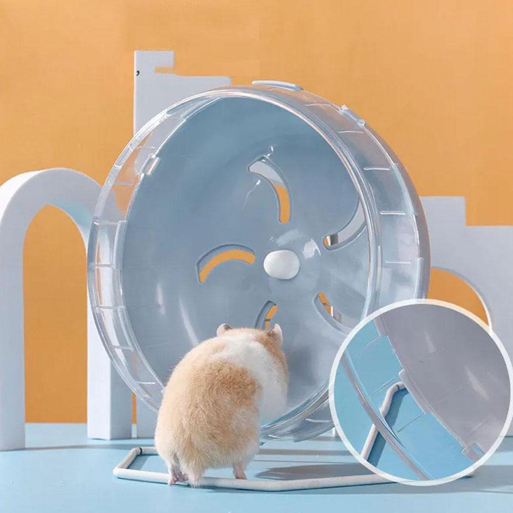 Hamster Exercise Wheel Pet Running Wheel Cage Small Rodent Mice Silent Jogging Play Toys Animals Rat Brackets Accessories