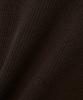 NOIRER Ribbed Zip-Up Knit (Brown)