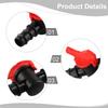 1pc Shut-off Valve Ball Valve Connector PE Pipe PN4 Drip Hose 16/20/25 Mm Drip Hose For Drip Irrigation Aquarium Garden
