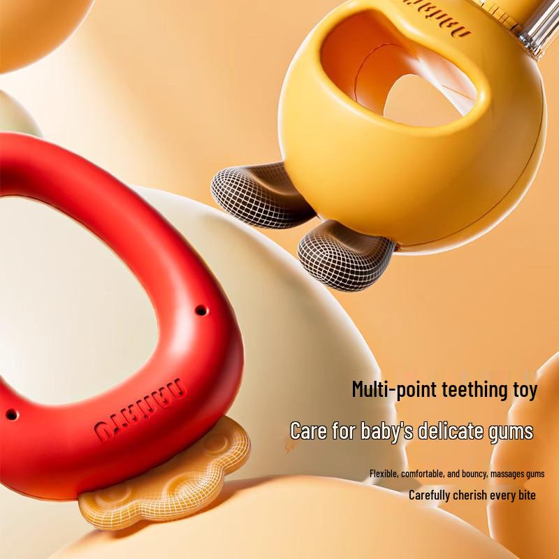 Infant Educational Teether Rattle for 0-6 Months