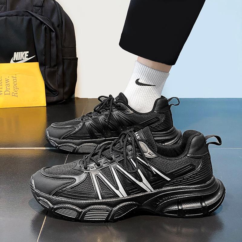 Atmungsaktive Mesh-Schuhe Plateau Dad-Schuhe Neue Herren-Freizeit-Plateau-Herrenschuhe Leichte Luxus-Sportschuhe