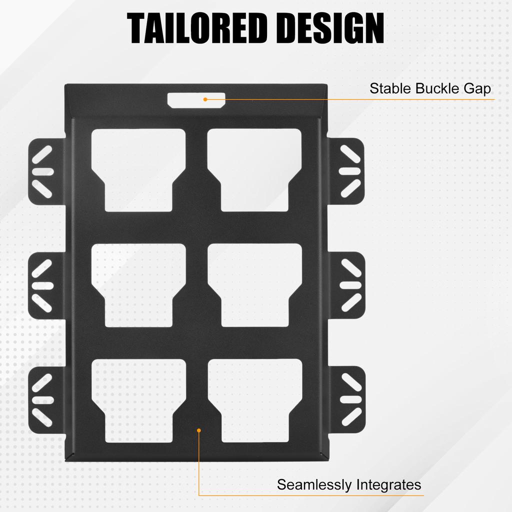 Mounting Plate Half Plate Replacement for Milwaukee Packout Toolboxes, 50 Lbs Wall Mount Organizer for Tool Storage and