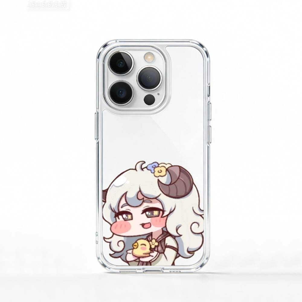 card Game T-Trickcal Chibi Go Phone Case For iPhone 17 16 15 14 13 12 11 Mini Pro Max Plus Transparent Cover