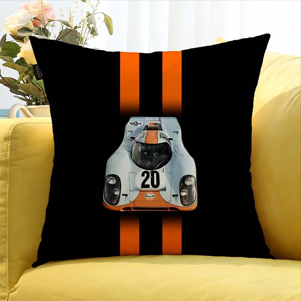 Gulf Car Logo Various Sizes Square Pillow Case For Car Home Bedchamber Decor