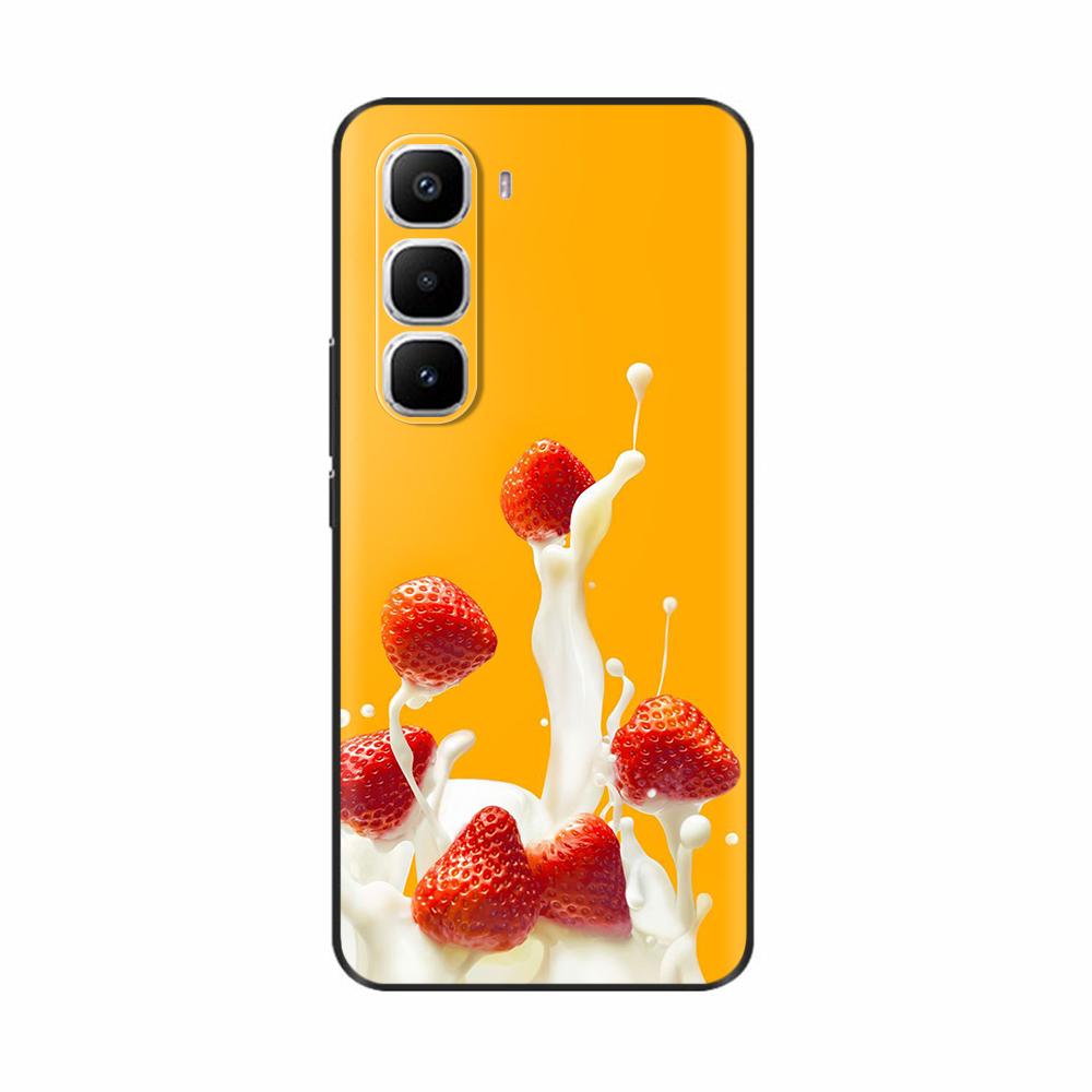 For Infinix Hot 60 Pro Plus Case Popular Love Heart Flower Soft TPU Silicone Back Cover For Infinix Hot 60i Hot60 Pro Phone Case