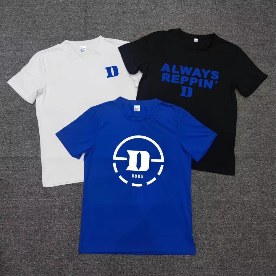 North America Limited Duke North Carolina University Men's and Women's Basketball T-shirt Sport Cotton Short Sleeve Clothing