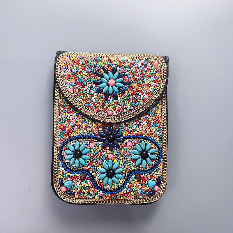 Boho Vintage Veske - Flerroms premium tekstur myk moteriktig allsidig håndlaget dusk risperler