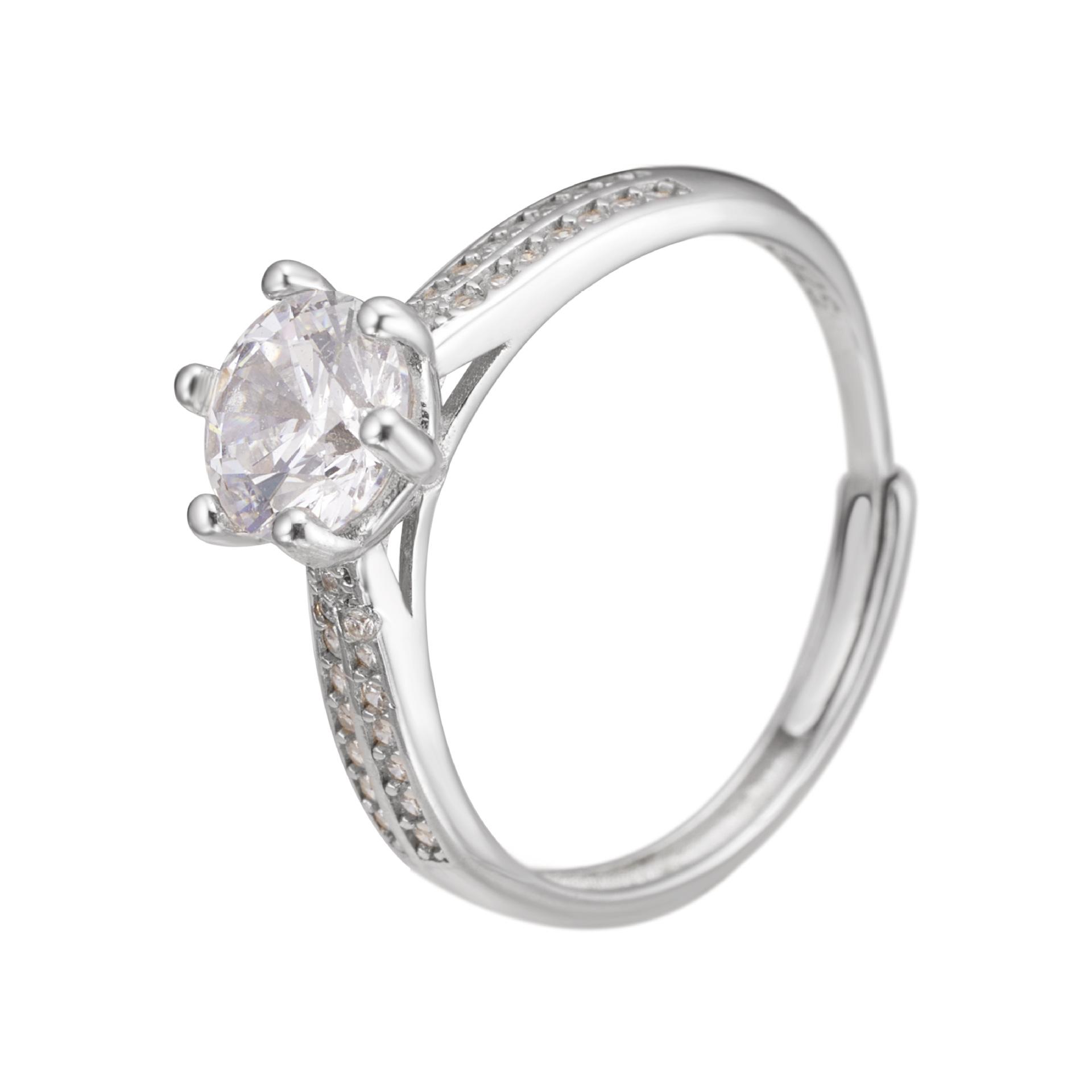 

Кольцо Starlight Queen из стерлингового серебра S925, женская мода, высокое качество, ощущение, полное циркониевых украшений, можно настроить для отправки подруге adjustable opening