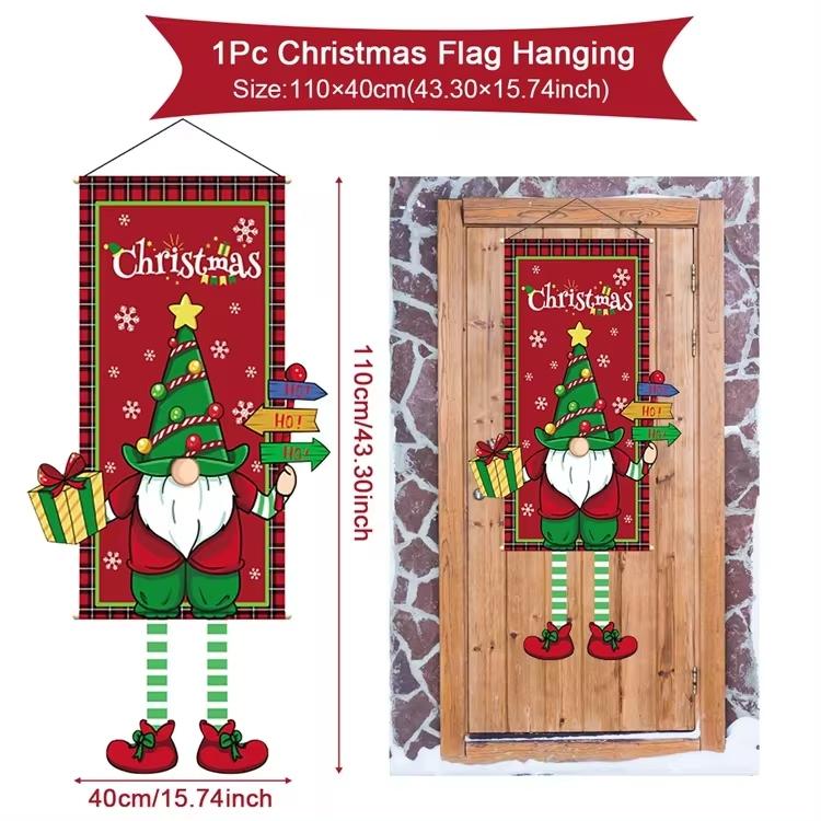 Merry Christmas Hanging Flag Christmas Decorations For Home 2026 Christmas Door Banner Xmas Gifts Navidad Happy New Year 2026