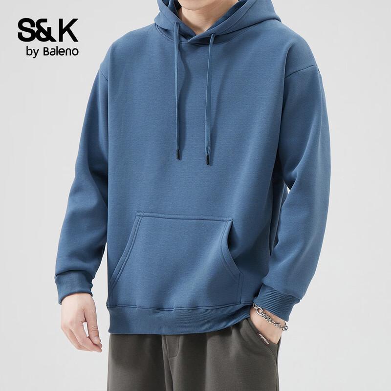 Baleno S&K Men's American Style Hooded Sweatshirt