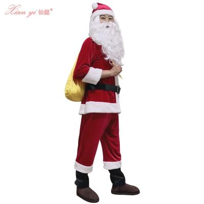 Weihnachtskostüme Erwachsene Herren- und Damen-Feiertagsaufführungen Partykostüme Weihnachtsmannkostüme