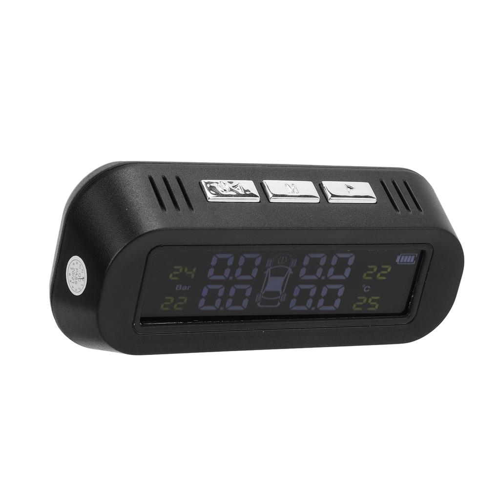 Tire Pressure Monitoring System Solar External TPMS Sensor Tyre Pressure Temperature Alarm for Cars SUVs MPVs VANs