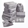 8 Pcs Packing Cubes Set, Waterproof Travel Luggage Organizer Bags, Multi-Size Clothes Underwear Shoe Storage Packing Cubes