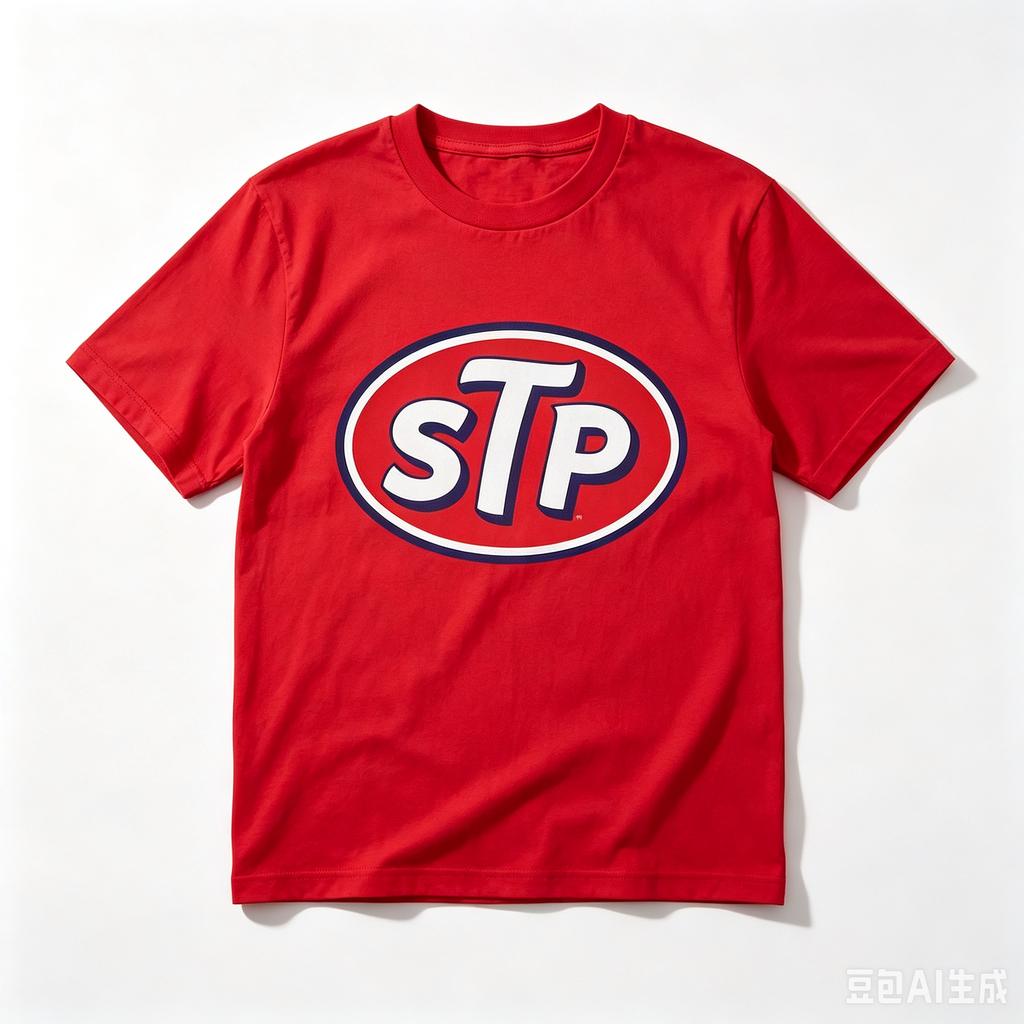 T-shirt Unisex Estiva 2026 Vintage Casual STP Automotive Olio per Motori Nostalgica con Cappuccio Morbido per l'Uso Quotidiano Comoda Streetwear