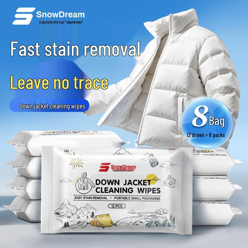 SnowDream Down Jacket Cleaning Wipes