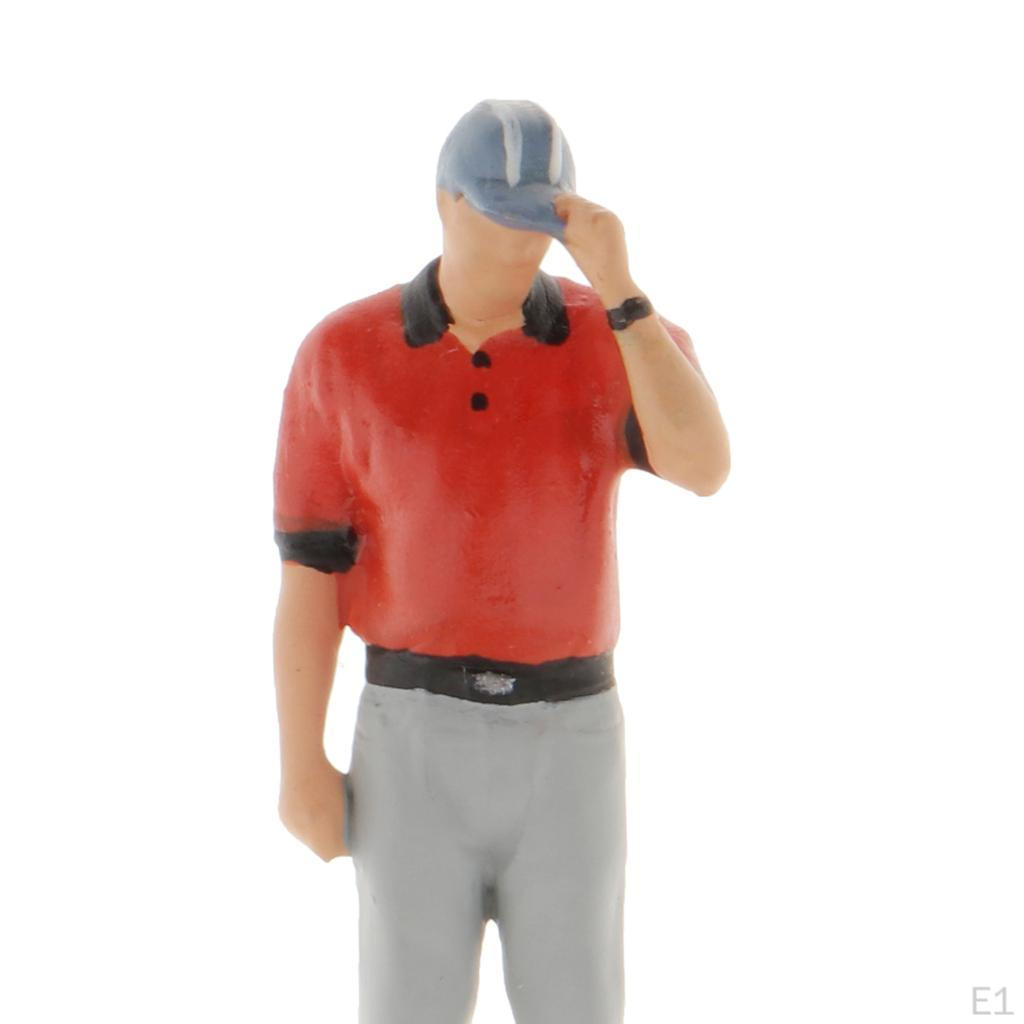 Malt modellpersoner Figurer1:64 S-skala Togparkgate