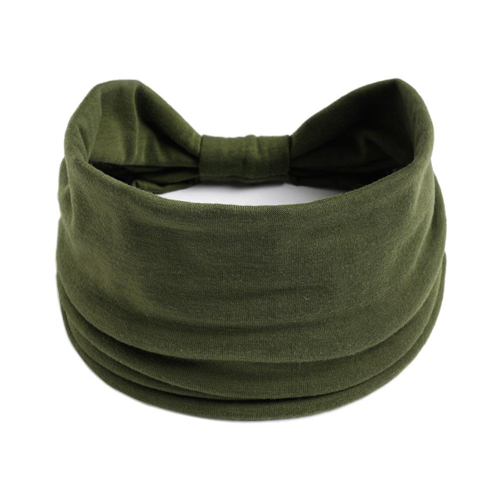 Wide Headbands for Women Stylish Head Wraps Boho Hairbands Sport Yoga Turban Cotton Non-Slip Bandana Hair Accessories