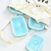 Collapsible Silicone Lunch Box: Portable, High-Temperature Resistant, Fresh-Keeping Bowl for Outdoor and Travel Use