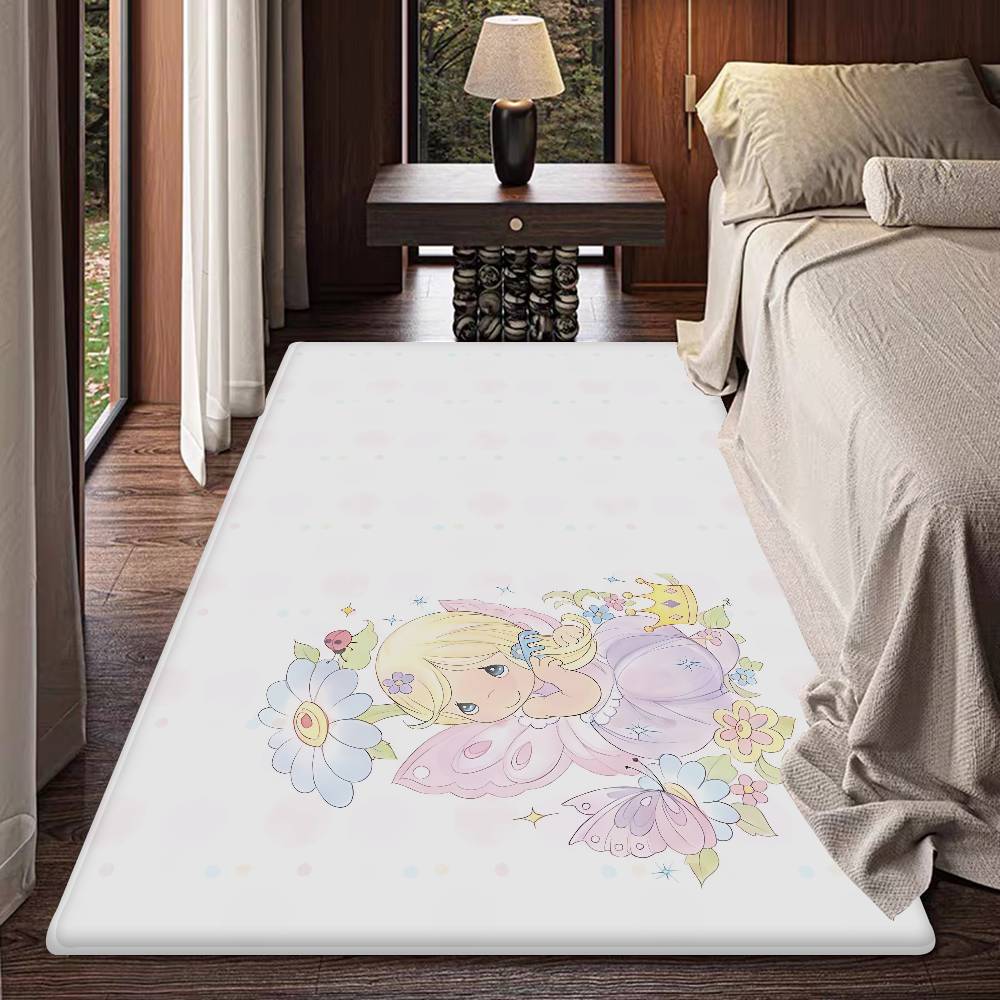 Precious Moments Cute Door Mat Kids Room Bedroom Decoration Balcony Anti-Slip Doormat Living Room Doormat Area Rug
