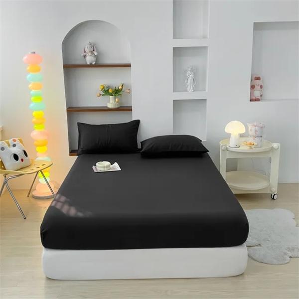 HOT Super voděodolné lůžko Připevněné prostěradlo Potah matrace Povlečení Nastavitelný ochranný potah Hluboká kapsa Potah postele Vodotěsný pevný přehoz