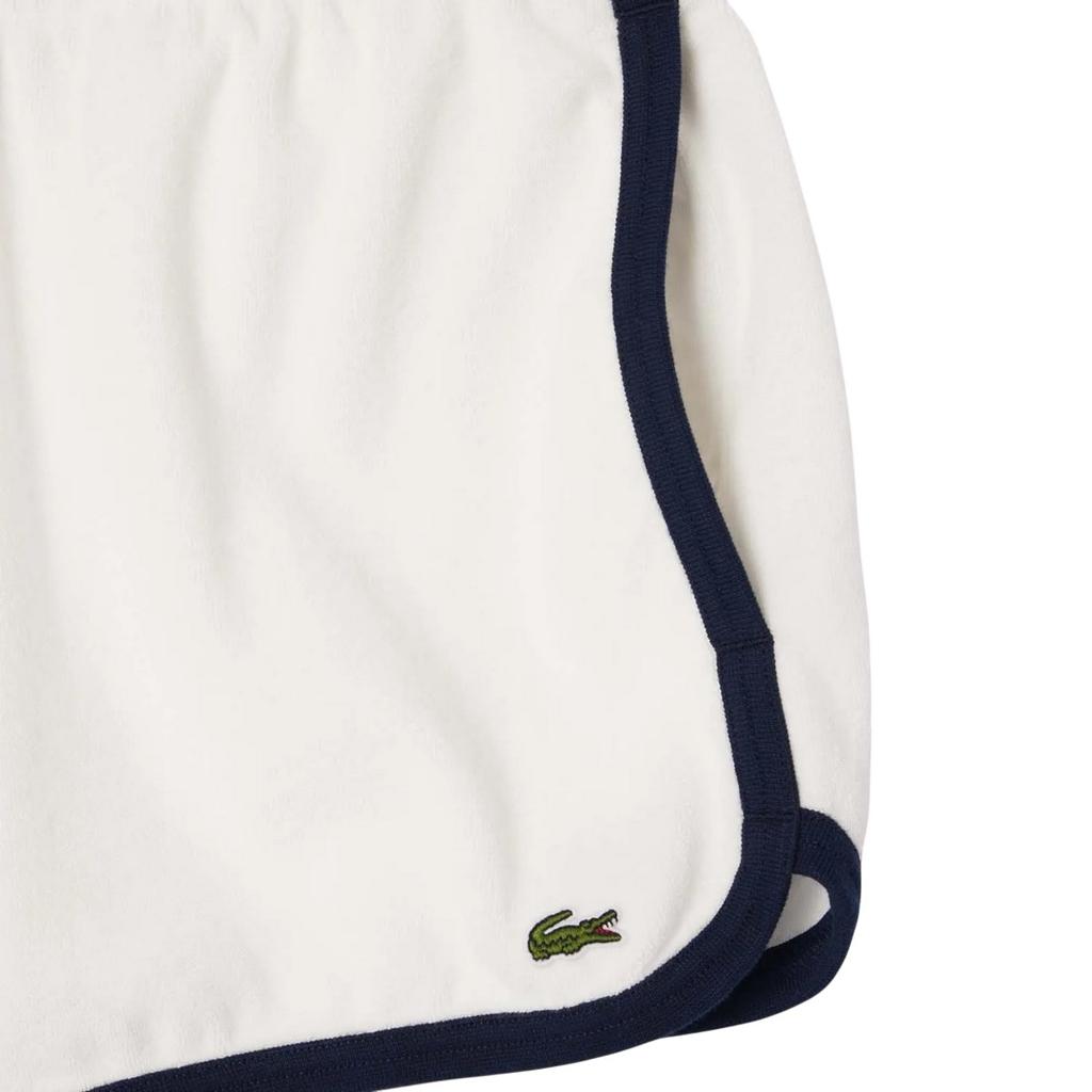 Lacoste Womens/Ladies Terrycloth Contrast Detail Shorts