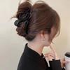 Large Shark Clip High-End Light Luxury Autumn And Winter Wave Grip Clip, Frosted Back Hair Clip Hair Accessory For Women