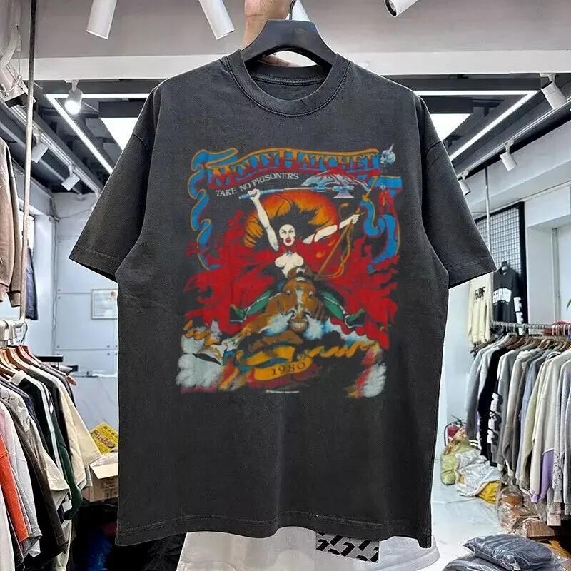 1980 Molly Hatchet  TAKE NO PRISONERS  Летний Тур Черная Унисекс Футболка S-5XL Унисекс Футболка XXL