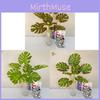 Faux Leaf Ornament Handcrafted Silicone Greenery For Home Office And Event Decor