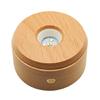 Shatterproof Wood Illuminated Base With Adjustable Lighting Modes Compatible With USB Power Sources for Display Purposes
