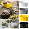 1/3/4pcs Flower Pots Planters Nursery Pots  for Outdoor Indoor Plants Gardening Containers