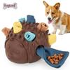 Dog Hedgehog Interactive Treat Dispensing Toy Natural Rubber Chew Ball Puppies