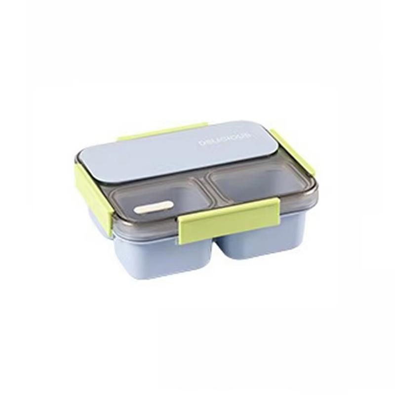 1200ml Bento Box Compartment Lunch Box with Lid Dipping Box Salad Fruit Lunch Box Office Worker Picnic Food Storage Containers