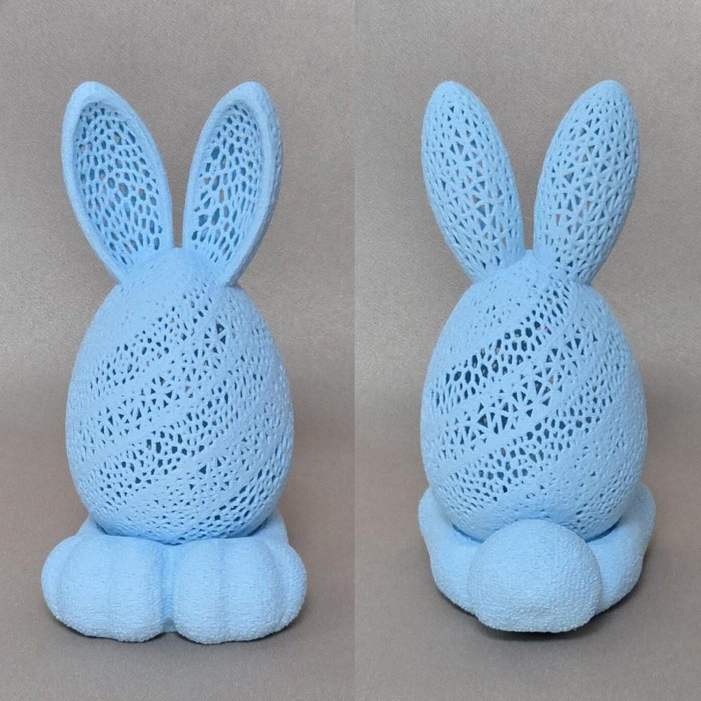 3D-utskrift Påsk populär kanin ljusstake dekoration kreativ nattlampa festivaldekoration