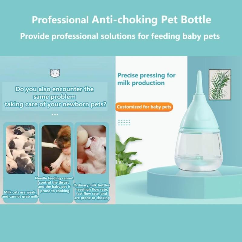 Newborn Small Animal Milk Feeders for Nursing Small Animals Convenient Feeder 35ml Kitten Puppies Feeding Tool